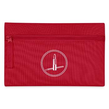 Make Up Cosmetic Icon - Pencil Case - red - Front