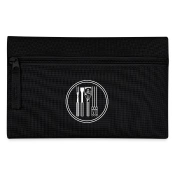 Grill Tongs Grilling Symbol Cutlery - Pencil Case - black - Front