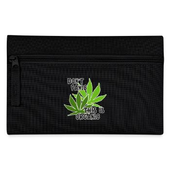 Feuilles de cannabis - Pas de panique, c’est bio 1 - Trousse - noir - Devant