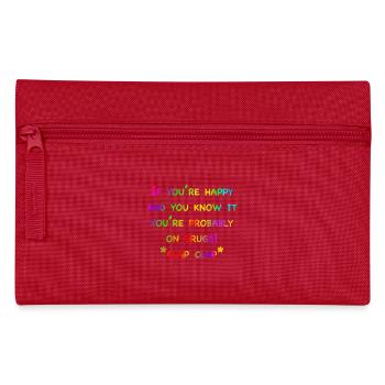 Happy Drugs - Pencil Case - red - Front