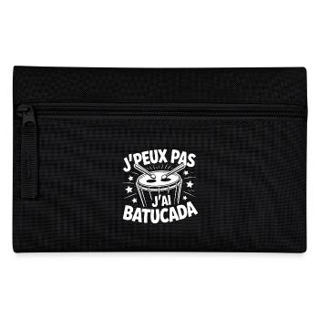 Ich kann nicht, ich habe Batucada - Federtasche - Schwarz - Vorne