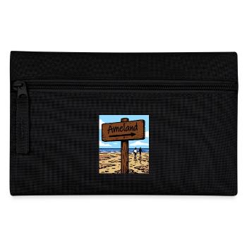 Ameland Strand - Federtasche - Schwarz - Vorne