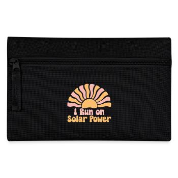 I run on Solar Power - Pencil Case - black - Front
