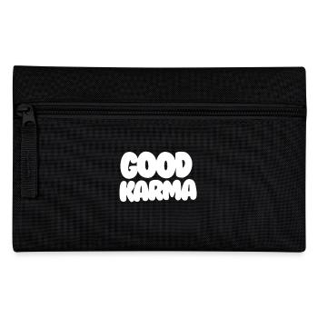 Good Karma White - Federtasche - Schwarz - Vorne