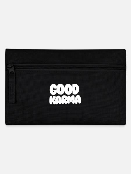 Good Karma White - Federtasche - Schwarz