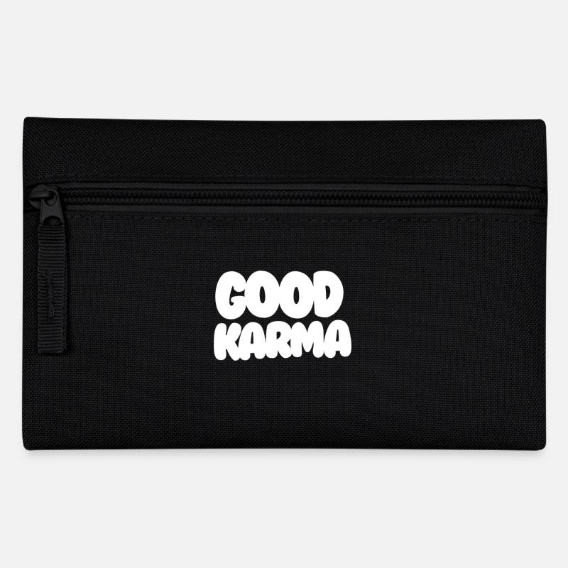 Good Karma White - Federtasche - Schwarz