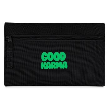 Good Karma Green - Federtasche - Schwarz - Vorne