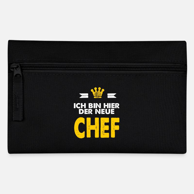CD - Ich bin hier der neue Chef - - RAHMENLOS - Federtasche - Schwarz