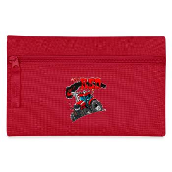 nur RED weißer Rand - Federtasche - Rot - Vorne