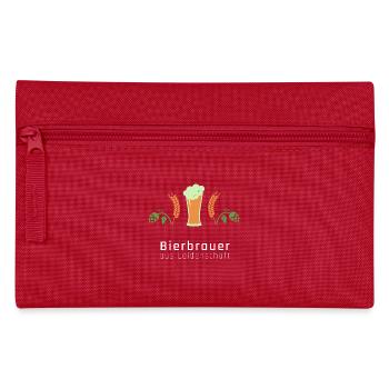 Bierbrauer aus Leidenschaft - Federtasche - Rot - Vorne