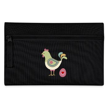 Poule aux oeufs - Trousse - noir - Devant