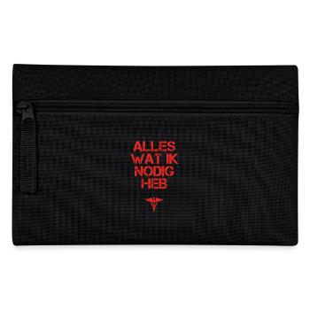 presentje wat ik nodig Altenpfleger - Federtasche - Schwarz - Vorne
