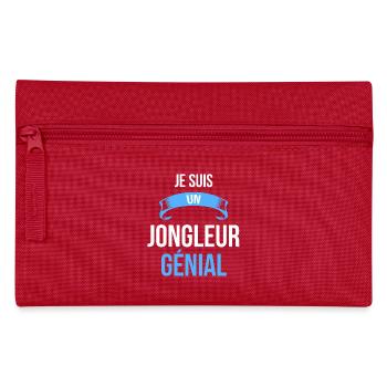 je suis un Jongleur génial - Trousse - rouge - Devant