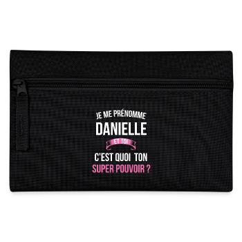Danielle super pouvoir femme - Trousse - noir - Devant