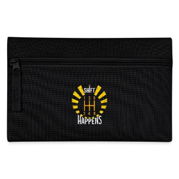 Shift Happens - Federtasche - Schwarz - Vorne