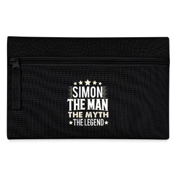 Simon - Federtasche - Schwarz - Vorne