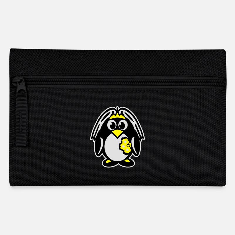 pingouin mariée - Trousse - noir