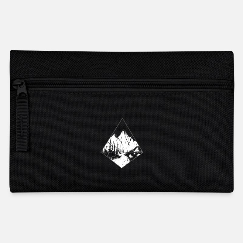 Awesome Mountain Scene - Federtasche - Schwarz