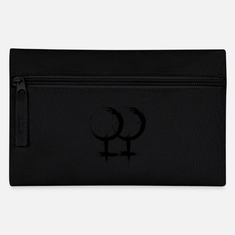 Double Venus symbol Homosexuality lesbian - Trousse - noir
