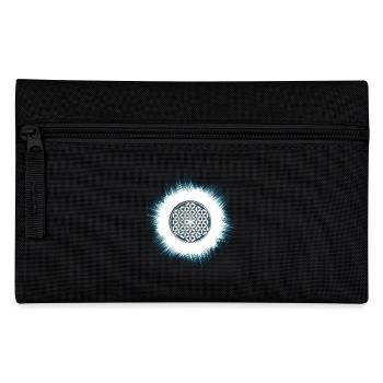 funky Blume des Lebens - Federtasche - Schwarz - Vorne