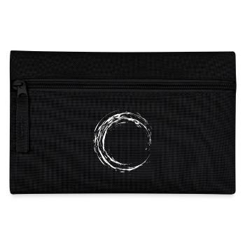 Kreis Bürste Modern cool Vektor weiß - Federtasche - Schwarz - Vorne