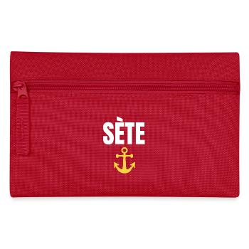 Sète Anchor Graphique Souvenir de Sète - Trousse - rouge - Devant