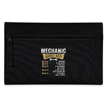 Mechanic Hourly Rate - Pencil Case - black - Front