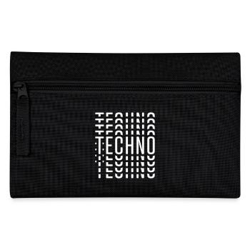 TECHNO - Pencil Case - black - Front