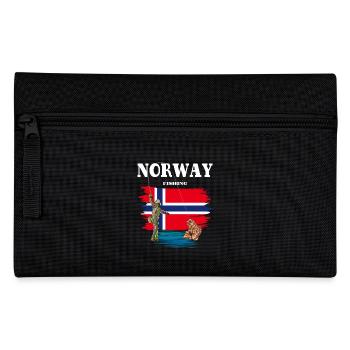 PÊCHE EN NORVÈGE - Trousse - noir - Devant