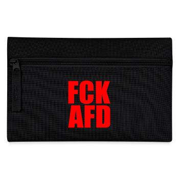 Fck afd - Federtasche - Schwarz - Vorne