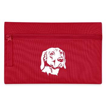 Gonczy Polski Kopf "Black Edition" - Federtasche - Rot - Vorne
