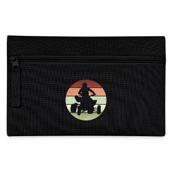 Quad, vintage quad passion - Pencil Case - black - Front