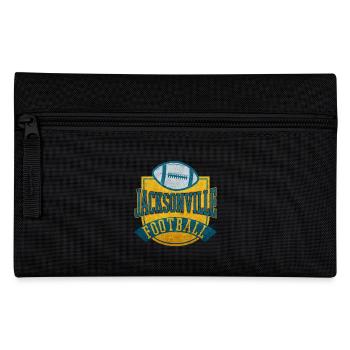 Insigne de football vintage de Jacksonville - Trousse - noir - Devant