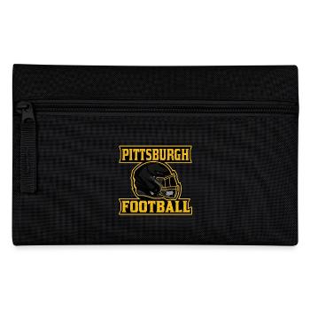 Logo du casque de football de Pittsburgh - Trousse - noir - Devant