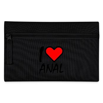I love - Federtasche - Schwarz - Vorne