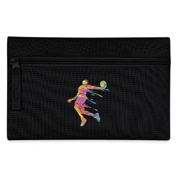 Basketballspieler Bunte Farbe Slam Dunk Sport - Federtasche - Schwarz - Vorne