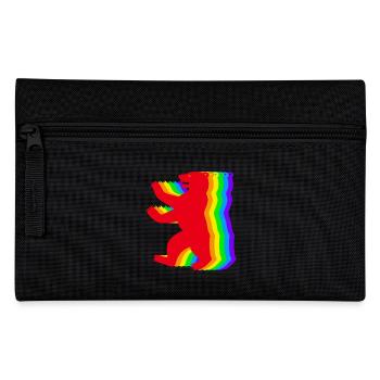 Berlin Rainbow Bears - Pencil Case - black - Front