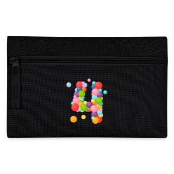 4 years, 4 years, I am 4 years old, birthday 4 years - Pencil Case - black - Front