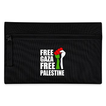 Free palestine - Trousse - noir - Devant