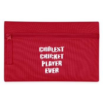 Le joueur de cricket le plus cool de tous les temps - Trousse - rouge - Devant