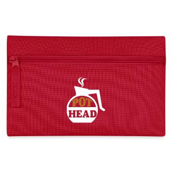 Tête de casserole Café - Cadeaux de café - Trousse - rouge - Devant