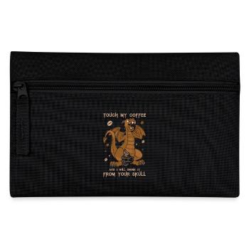 touche mon café et je boirai - Kaffee Sprüche - Trousse - noir - Devant