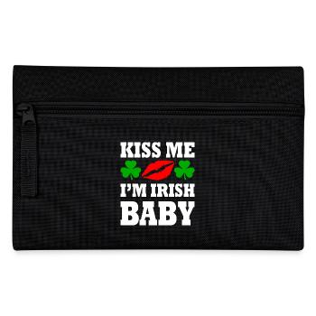 kiss me im irish baby - Pencil Case - black - Front