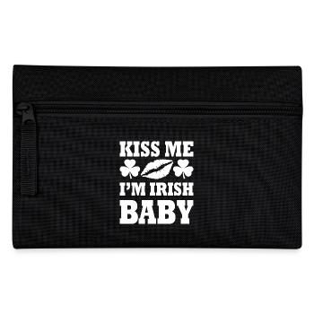 kiss me im irish baby - Federtasche - Schwarz - Vorne