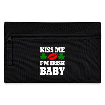 kiss me im irish baby - Pencil Case - black - Front