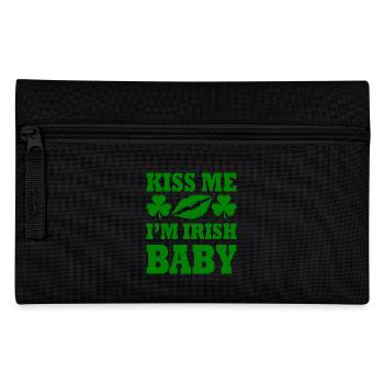 kiss me im irish baby - Pencil Case - black - Front