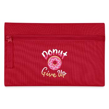 Donut Wortspiel motivierend - Federtasche - Rot - Vorne