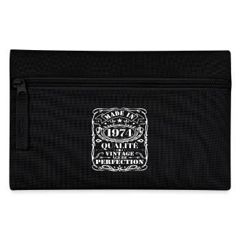 Made in 1974 vintage âge de perfection cadeau - Trousse - noir - Devant