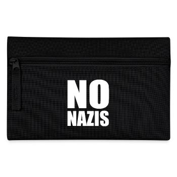 No nazis - Pencil Case - black - Front