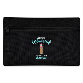 Bastorf, Baltic Sea, Wismar Bay, ready for vacation - Pencil Case - black - Front